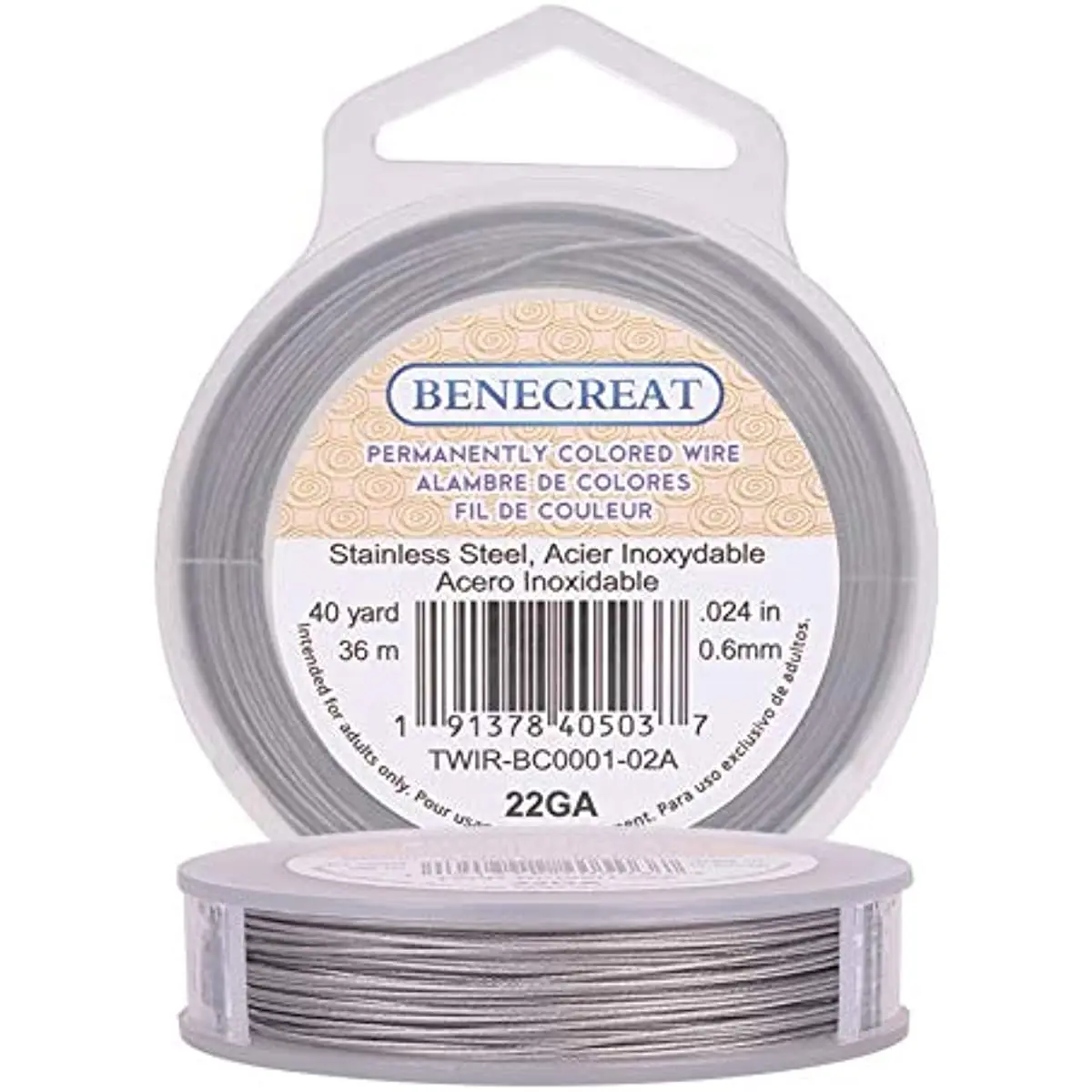 120 ft 0.024 inch (0.6 mm)7 string beaded wire Nylon coated stainless Steel wire for Necklace bracelet beaded artifact
120 ft 0.024 inch (0.6 mm)7 string beaded wire Nylon coated stainless Steel wire for Necklace bracelet beaded artifact