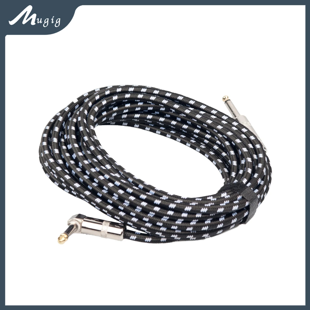 Mugig Guitarra Cable Audio Male To Male Cable Wire Cord Knitting Copper 6.35mm Straight Plug For Electric Strings Instruments
Mugig Guitarra Cable Audio Male To Male Cable Wire Cord Knitting Copper 6.35mm Straight Plug For Electric Strings Instruments
