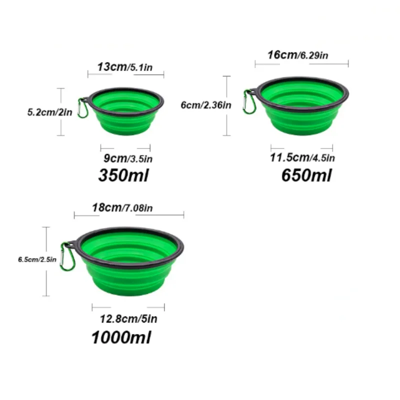 Durable TPR Portable Pet Food Bowl Collapsible Travel Bowl Durable TPR Portable Pet Food Bowl Collapsible Travel Bowl