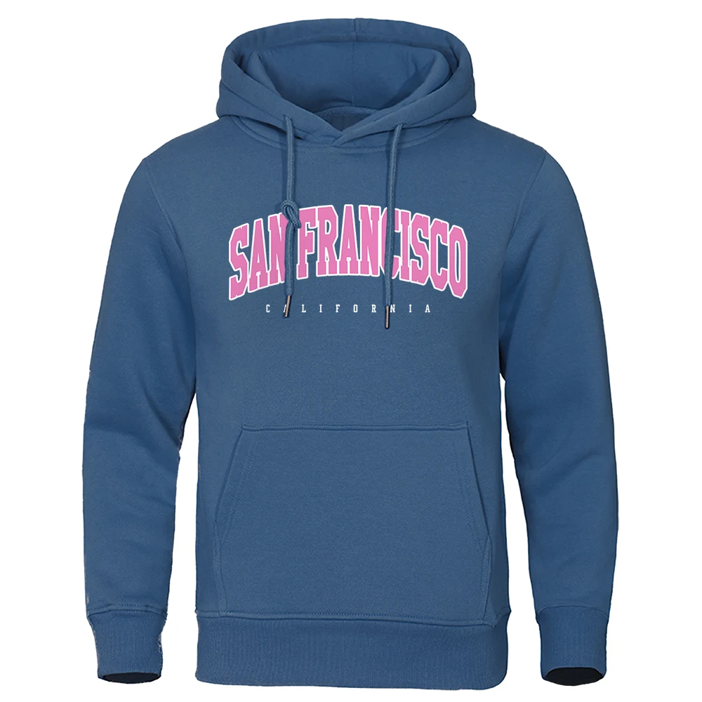 San Francisco California Usa Pink City Letter Hoodies Men Fashion Style Hoody Loose Fleece Clothing Oversize Pullover Sweatshirt
San Francisco California Usa Pink City Letter Hoodies Men Fashion Style Hoody Loose Fleece Clothing Oversize Pullover Sweatshirt
