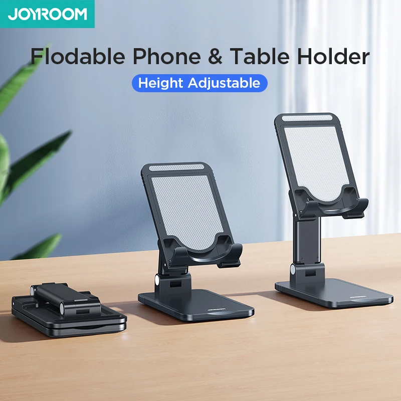 Joyroom Foldable Tablet Mobile Phone Desktop Holder Phone Stand for iPhone iPad Adjustable Desk Extend Smartphone Stand Support
Joyroom Foldable Tablet Mobile Phone Desktop Holder Phone Stand for iPhone iPad Adjustable Desk Extend Smartphone Stand Support