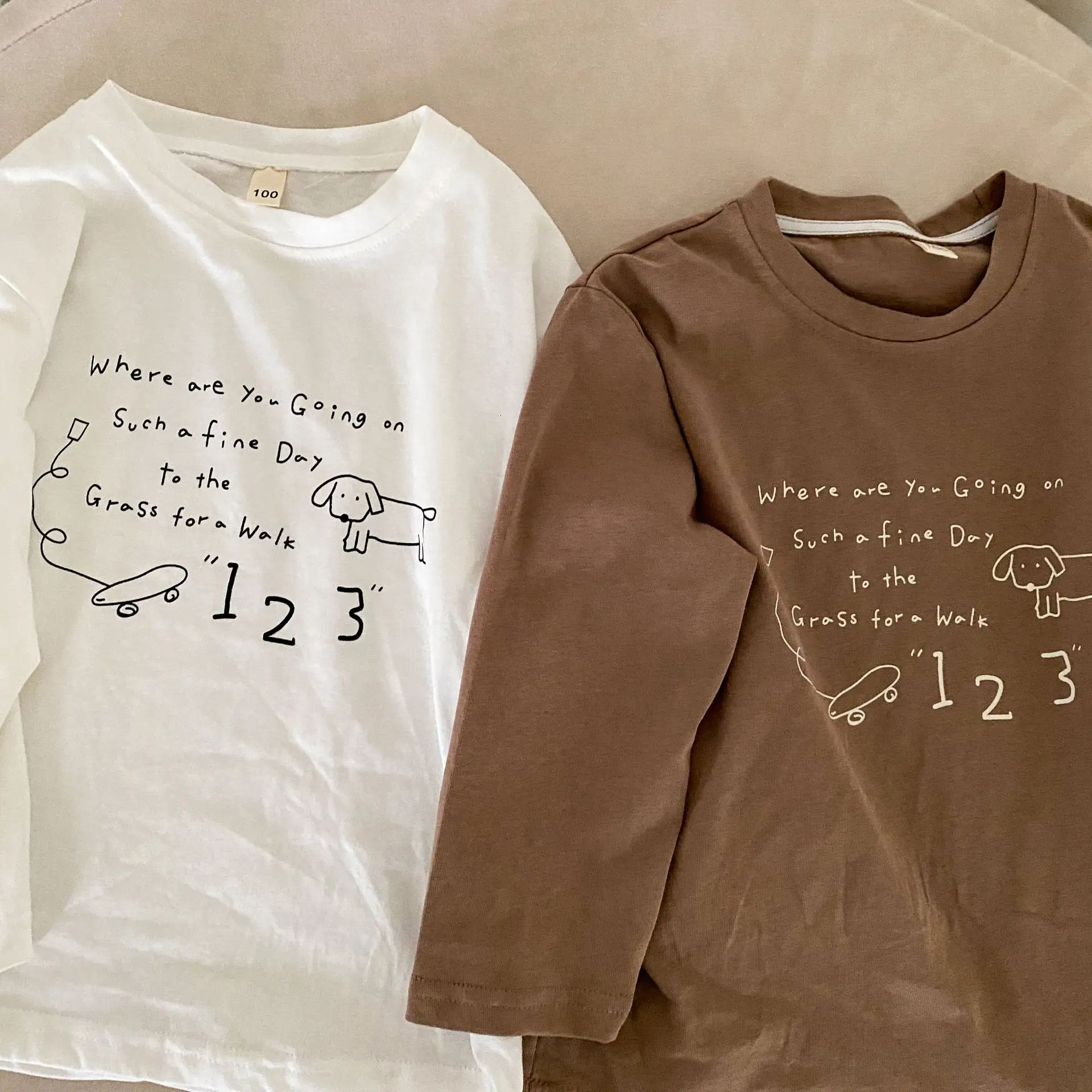 2025 Spring New Children Long Sleeve T Shirts Letter Print Girls Cotton Casual Tees Boys Versatile Bottoming Shirts Kids Clothes 9 S34d103c7ed9d4f988dde4ab45bca10few