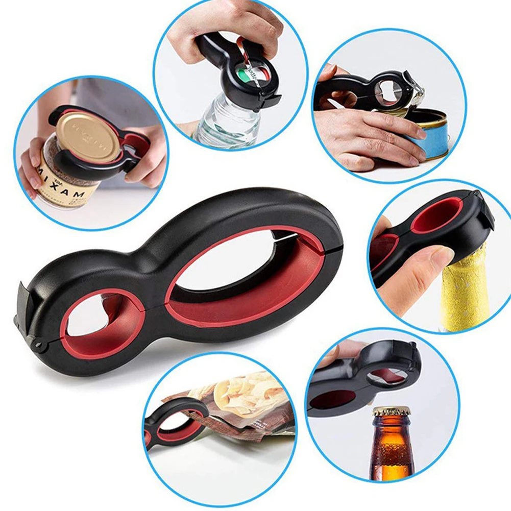 1Pc 6 In 1 Can Opener Multi Purpose Bottle Opener Multifunction Screw Cap Jar Can Openers Beer Opener Lid Grip Kitchen Tools
1Pc 6 In 1 Can Opener Multi Purpose Bottle Opener Multifunction Screw Cap Jar Can Openers Beer Opener Lid Grip Kitchen Tools