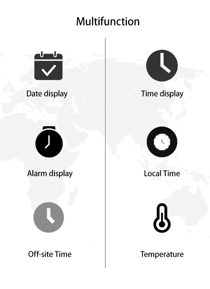 HUMPBUCK Digital Watch Multifunctional Round Dial Waterproof Luxury Wristwatch with Alarm LED and Day of the Week Display HUMPBUCK Digital Watch Multifunctional Round Dial Waterproof Luxury Wristwatch with Alarm LED and Day of the Week Display