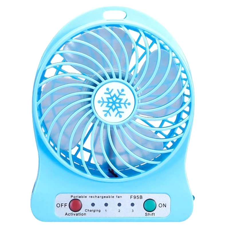 Portable Rechargeable Mini Fan Air Cooler Mini Desk Fan USB Cooling Rechargeable Handheld Fans Blue
Portable Rechargeable Mini Fan Air Cooler Mini Desk Fan USB Cooling Rechargeable Handheld Fans Blue