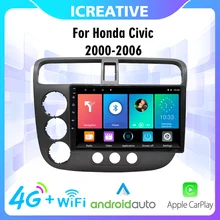 4G Carplay Car Radio Multimedia Video Player For Honda Civic 2000-2006 Android Navigation GPS 2 Din Autoradio Head Unit
4G Carplay Car Radio Multimedia Video Player For Honda Civic 2000-2006 Android Navigation GPS 2 Din Autoradio Head Unit