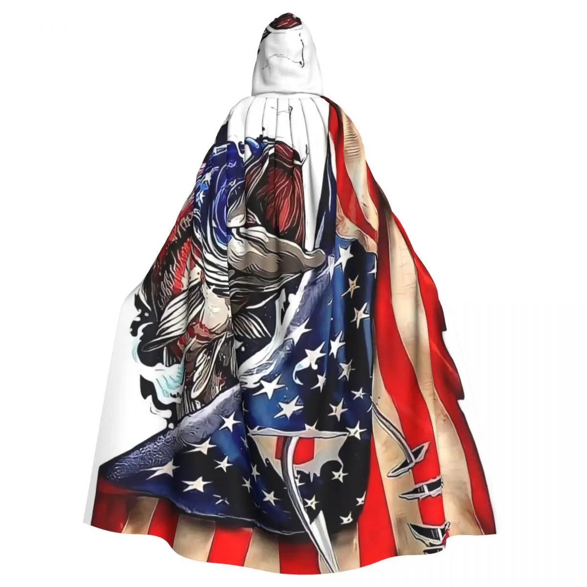 American Flag Go Fishing Hooded Cloak Halloween Party Cosplay Woman Men Adult Long Witchcraft Robe Hood
American Flag Go Fishing Hooded Cloak Halloween Party Cosplay Woman Men Adult Long Witchcraft Robe Hood