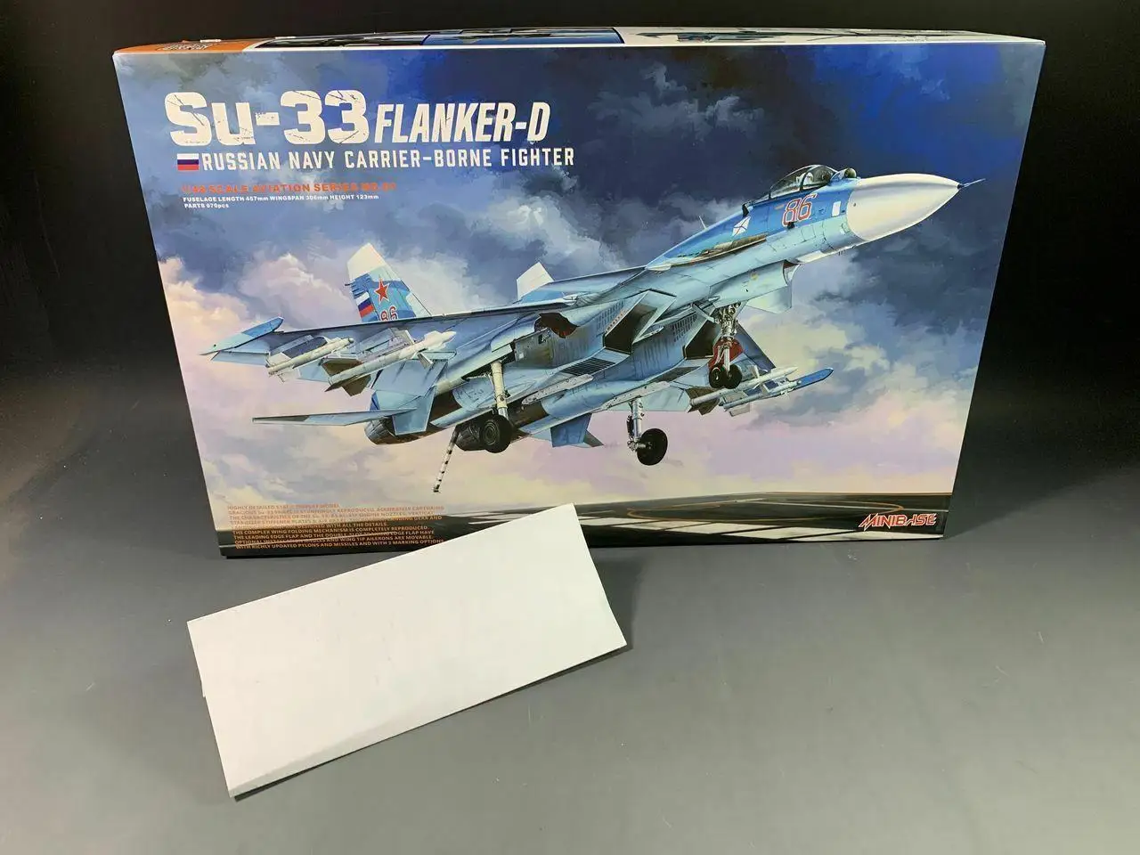

MINIBASE 8001 1/48 Su-33 Flanker- D Russian Navy Carrier-Borne Fighter Scale Model Kit