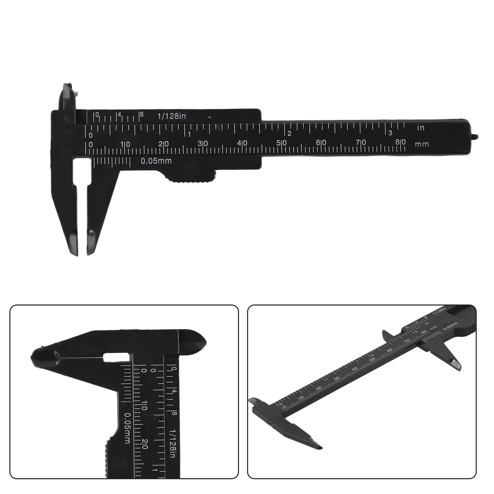 80mm Mini Plastic Sliding Vernier Caliper Gauge Measurement Tools Ruler Micrometer Tool Parts For Inside Outside Measurements
80mm Mini Plastic Sliding Vernier Caliper Gauge Measurement Tools Ruler Micrometer Tool Parts For Inside Outside Measurements