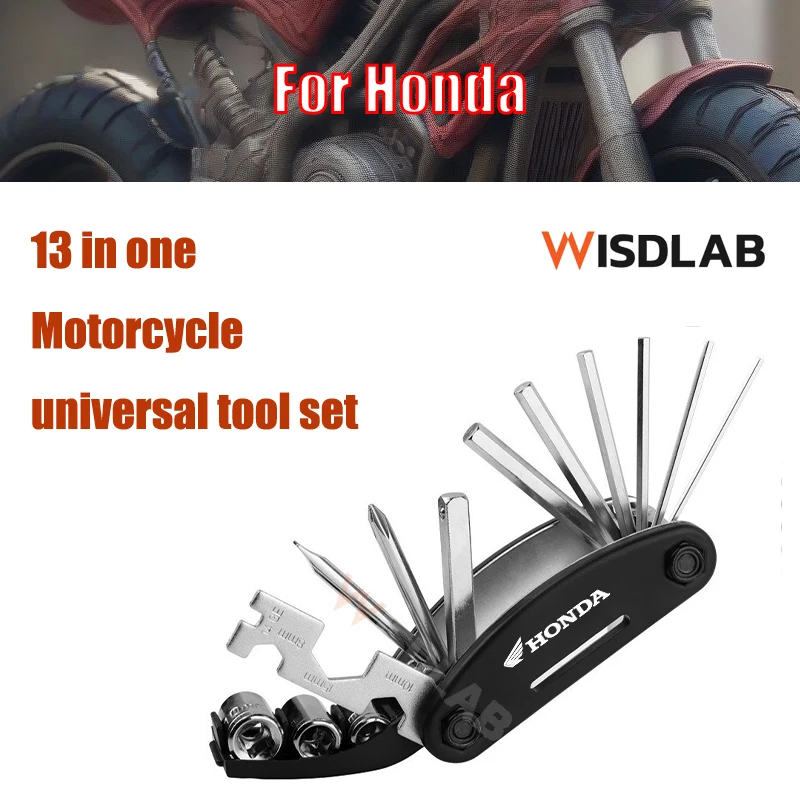 For Honda 13 in 1 Bike Bicycle Multi Repair Tool Set Kit Hex Spoke Cycle Screwdriver Tool Wrench Mountain Cycle Tool Sets Black
For Honda 13 in 1 Bike Bicycle Multi Repair Tool Set Kit Hex Spoke Cycle Screwdriver Tool Wrench Mountain Cycle Tool Sets Black