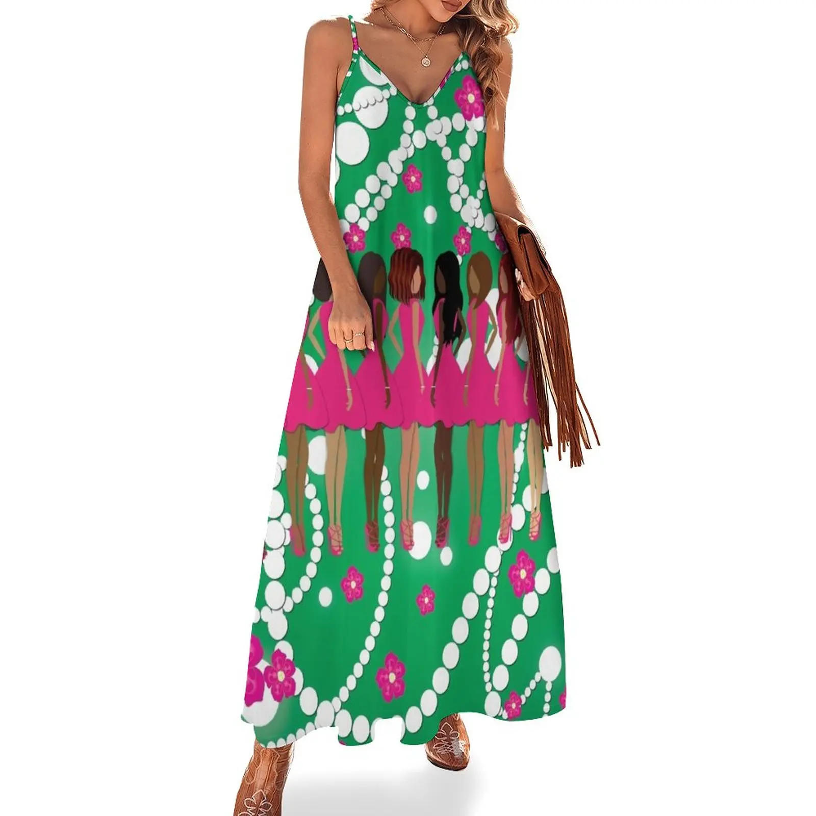 AKA in Petals and Pearls Sleeveless Dress luxury woman evening dress womens dress women's clothing summer 2023 novelties
AKA in Petals and Pearls Sleeveless Dress luxury woman evening dress womens dress women's clothing summer 2023 novelties