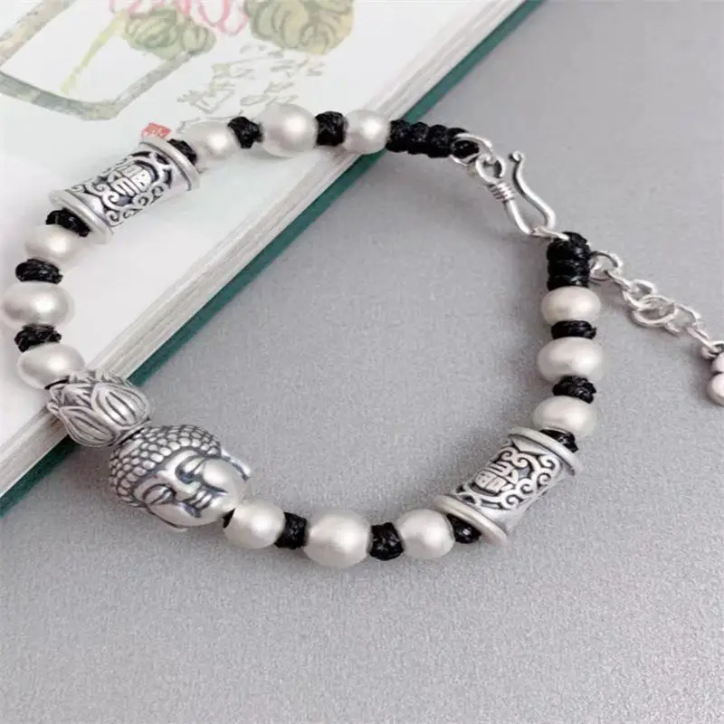 Ethnic style lucky character rotating bracelet, original design for men and women, personalized jewelry accessories
Ethnic style lucky character rotating bracelet, original design for men and women, personalized jewelry accessories