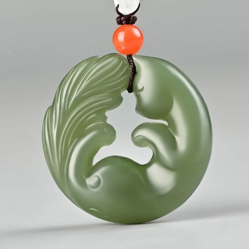 Blue White Jade Nine-tailed Fox Pendant for Men, Exquisite and Versatile Jade Pendant
Blue White Jade Nine-tailed Fox Pendant for Men, Exquisite and Versatile Jade Pendant