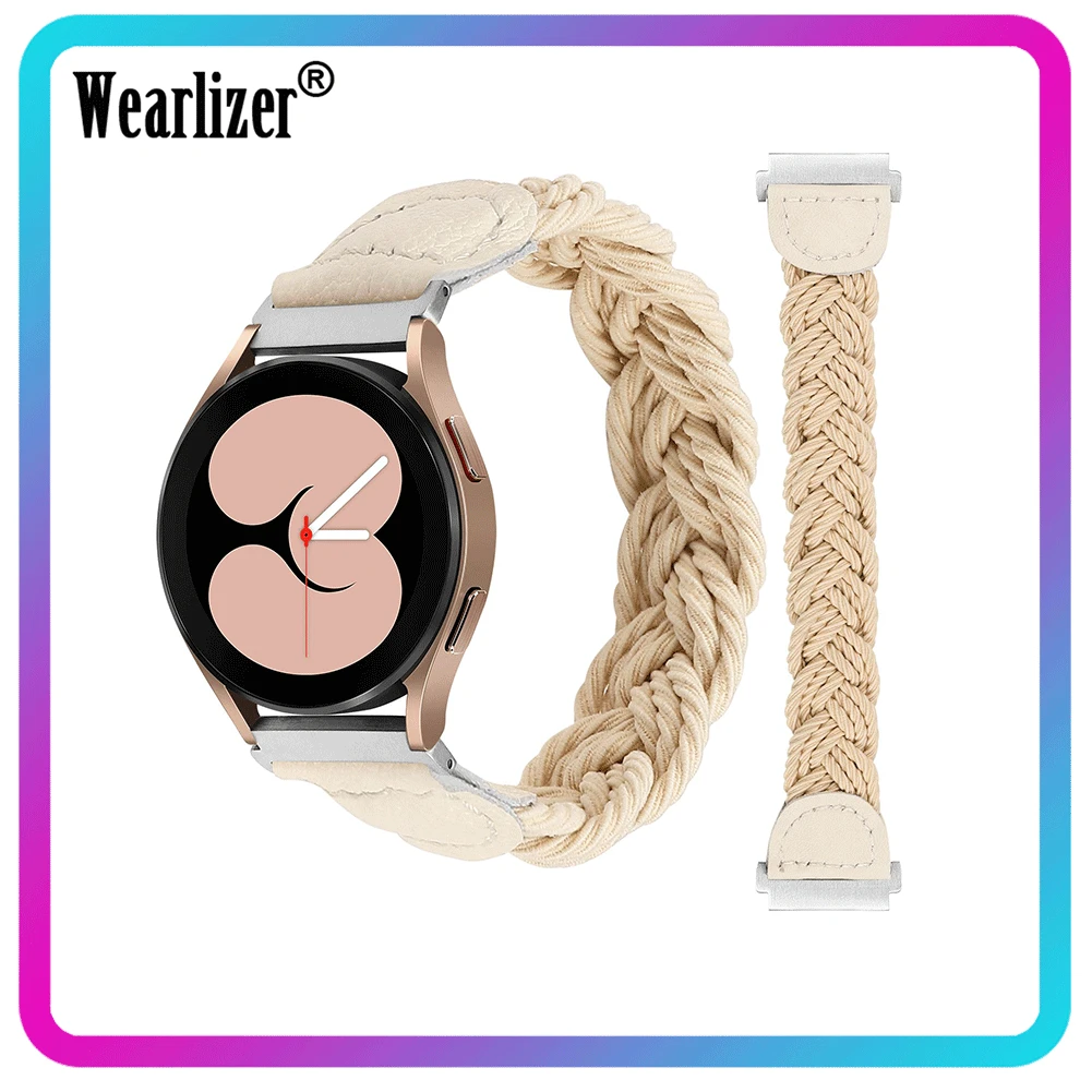 Wearlizer Elastic Woven Watch Strap for Samsung Galaxy Watch 3 41mm Band 20mm Braided Nylon Stretchy for Samsung Active 2 40mm
Wearlizer Elastic Woven Watch Strap for Samsung Galaxy Watch 3 41mm Band 20mm Braided Nylon Stretchy for Samsung Active 2 40mm