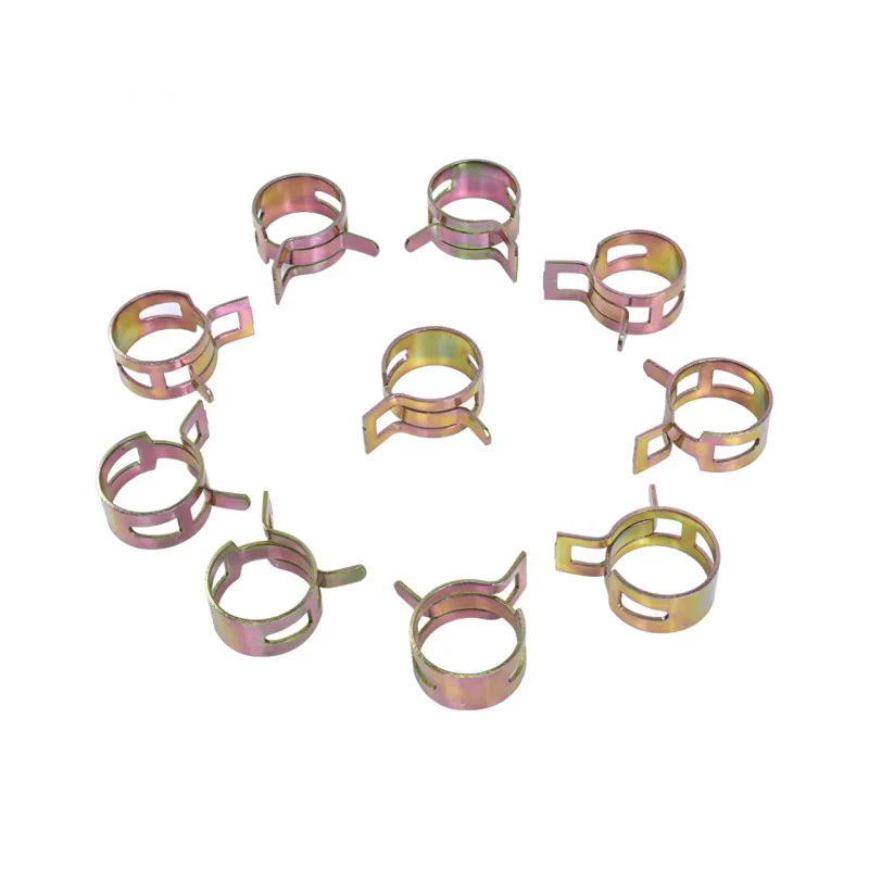 10Pcs 6mm 8mm 10mm 12.5mm 13mm 14mm 15mm 16 18 20 22mm Water Oil Tube Clamp Fuel Hose Clips Spring Clip Metal Pipe Fastener
10Pcs 6mm 8mm 10mm 12.5mm 13mm 14mm 15mm 16 18 20 22mm Water Oil Tube Clamp Fuel Hose Clips Spring Clip Metal Pipe Fastener