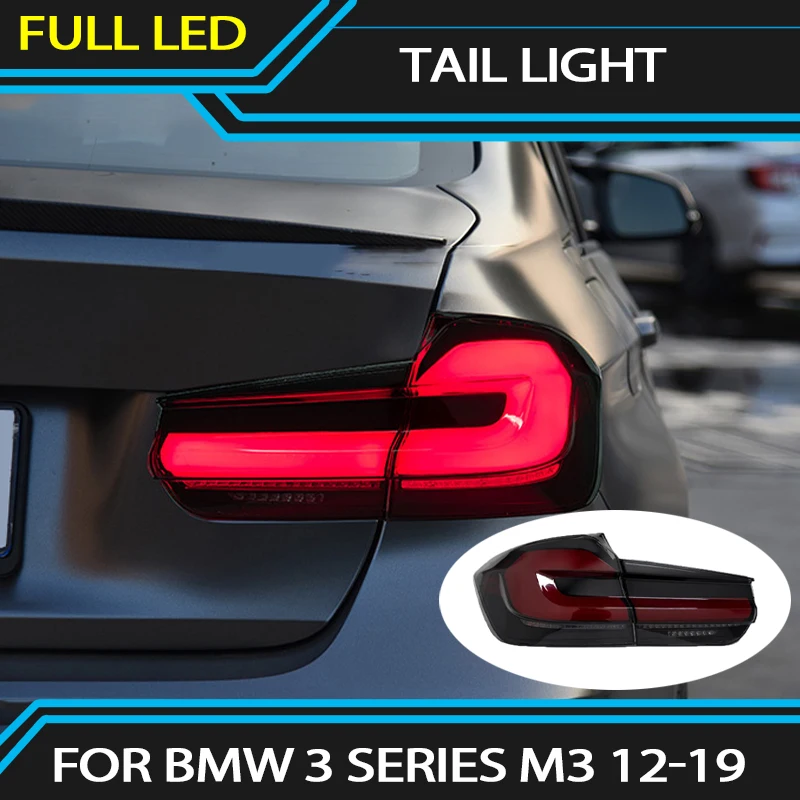 

LED Taillight For BMW 3 Series F30 F80 M3 2012-2019 Auto Assembly Modified LED Light Guide Running Brake Rear Lamp