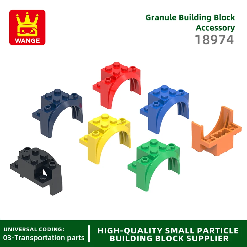20Pcs/lot NO.18974 Arch Rounded Vehicle Block Moc Color Accessories Compatible with Brick DIY Children's Toy Assembly Parts
20Pcs/lot NO.18974 Arch Rounded Vehicle Block Moc Color Accessories Compatible with Brick DIY Children's Toy Assembly Parts