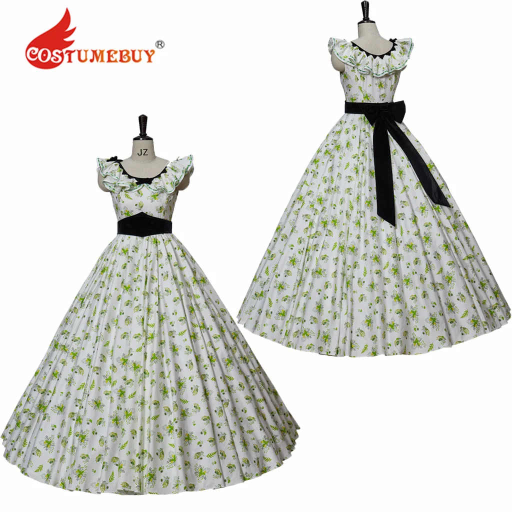 Костюм для косплея Скарлетт о'хара, зеленое платье с ветром, женское вечернее бальное платье принцессы, лето-осень