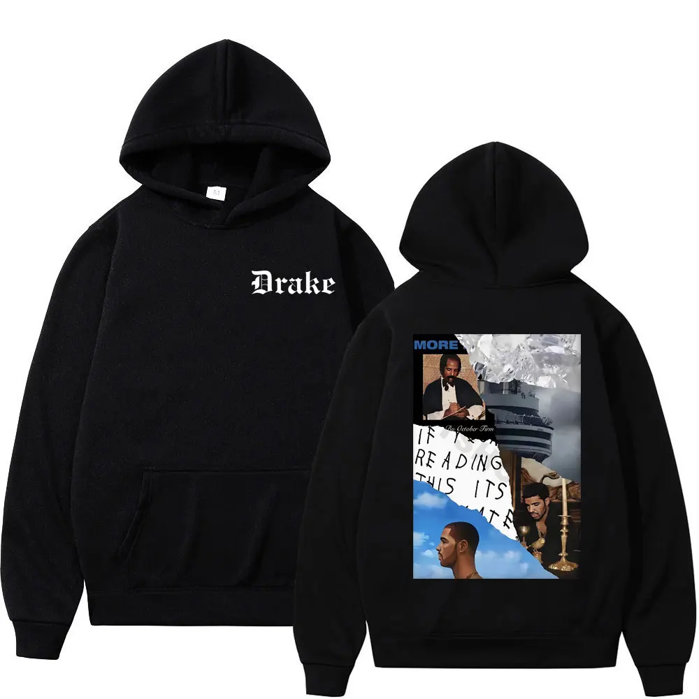 Rapper Drake Double Sided Printed Hoodies Men's Women's Fashion Hip Hop Hooded Sweatshirts Street Trend Vintage Loose Pullovers
Rapper Drake Double Sided Printed Hoodies Men's Women's Fashion Hip Hop Hooded Sweatshirts Street Trend Vintage Loose Pullovers