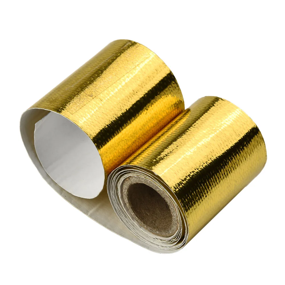 Motocycle Exhaust Pipe Insulation Tape Gold Thermal Exhaust Tape Air Intake Heat Insulation Shield Wrap Reflective 2021
Motocycle Exhaust Pipe Insulation Tape Gold Thermal Exhaust Tape Air Intake Heat Insulation Shield Wrap Reflective 2021