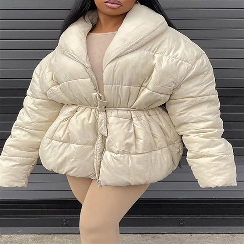 Женские зимние теплые толстые парки с поясом, куртка на хлопковом наполнителе с отворотами на молнии, пуховик, однотонные жилеты с длинным рукавом, уличная одежда Y2K
Женские зимние теплые толстые парки с поясом, куртка на хлопковом наполнителе с отворотами на молнии, пуховик, однотонные жилеты с длинным рукавом, уличная одежда Y2K