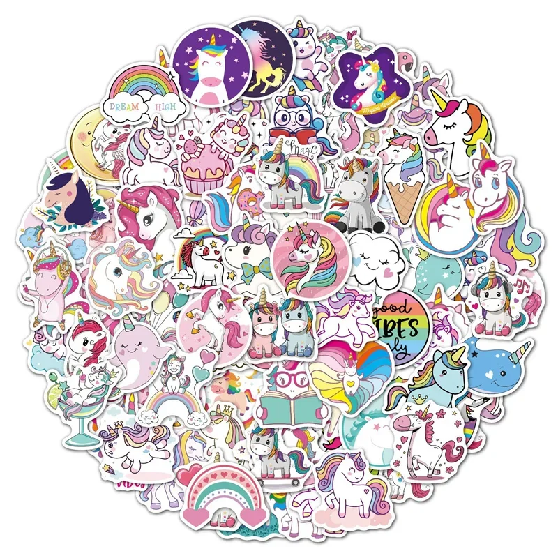 10/30/50PCS Rainbow Unicorn Cartoon Graffiti Sticker Scooter Laptop Waterproof Guitar Decoration Toy Wholesale
10/30/50PCS Rainbow Unicorn Cartoon Graffiti Sticker Scooter Laptop Waterproof Guitar Decoration Toy Wholesale
