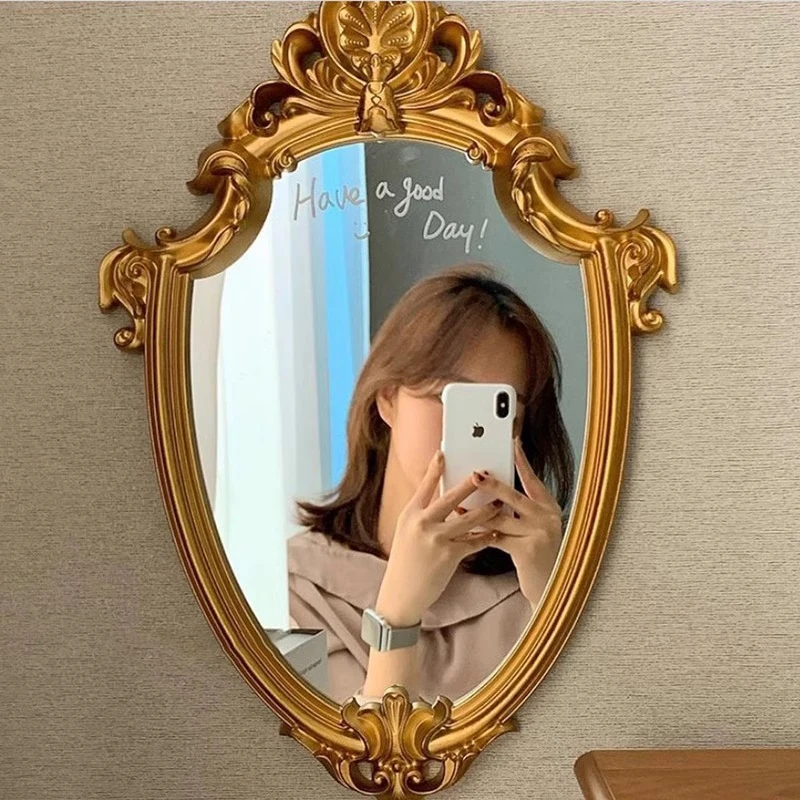Bathroom Makeup Mirror Wall Women Bedroom Home Mirror Pieces Craft Home Espejos Decorativos Furniture Decoration
Bathroom Makeup Mirror Wall Women Bedroom Home Mirror Pieces Craft Home Espejos Decorativos Furniture Decoration