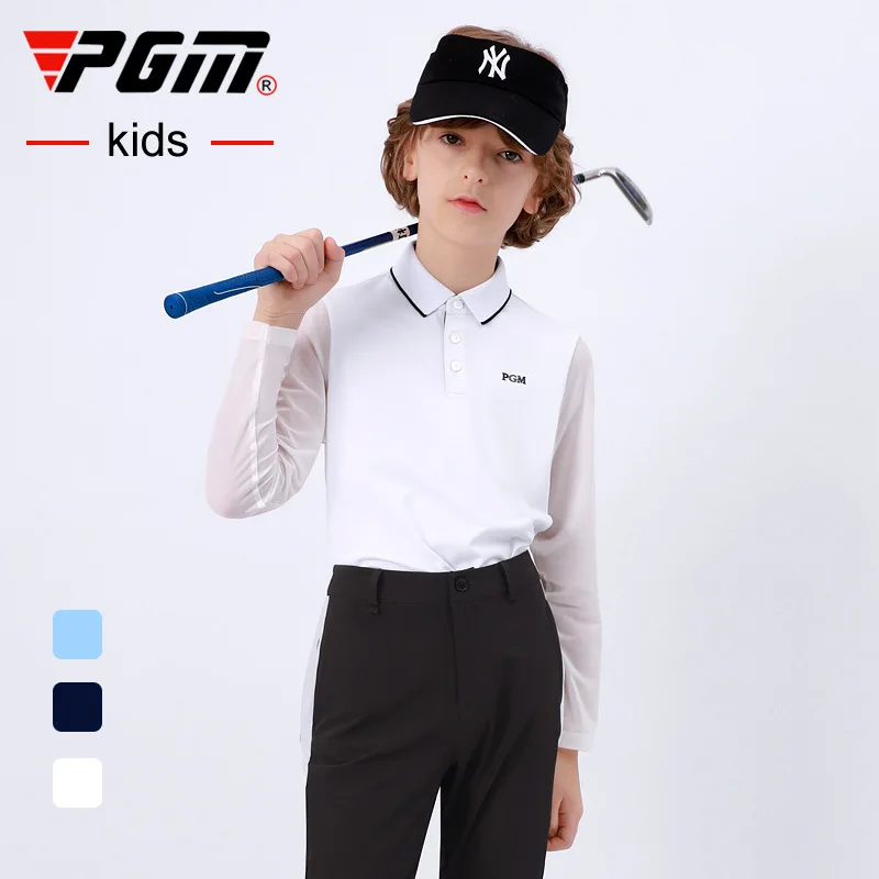 PGM Boys Golf Wear Shirt Children Sun-proof Clothing Long Sleeve Base Undershirt Youth Sports Clothes White Ultralight YF407
PGM Boys Golf Wear Shirt Children Sun-proof Clothing Long Sleeve Base Undershirt Youth Sports Clothes White Ultralight YF407