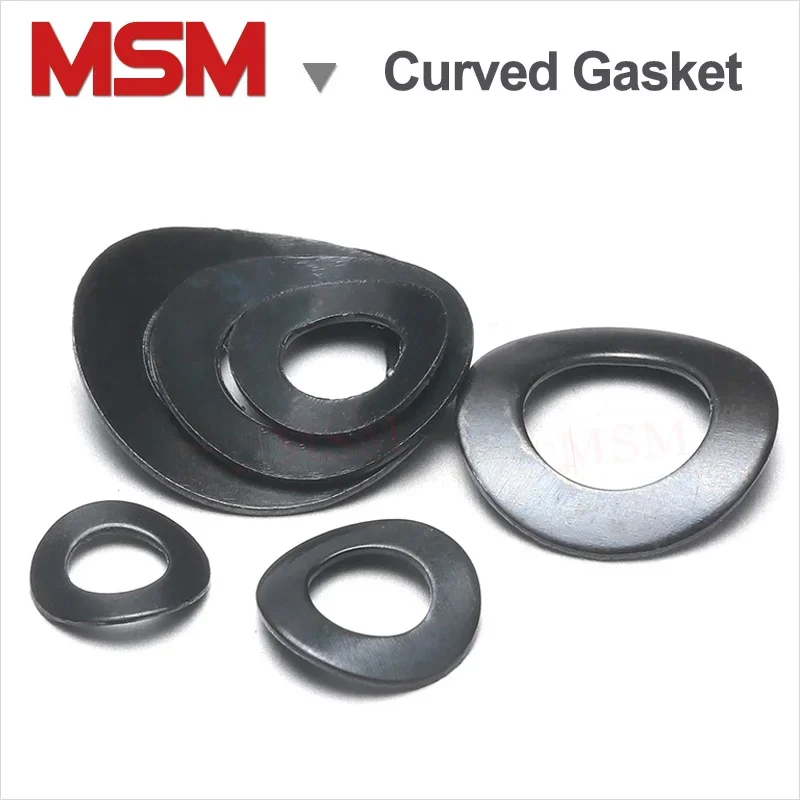 100Pcs 65Mn Black GB860 Curved Spring Washers M3 M4 M5 M6 M8 M10 Curved Gaskets Wave Shape Elastic Spring Washers Motor Use
100Pcs 65Mn Black GB860 Curved Spring Washers M3 M4 M5 M6 M8 M10 Curved Gaskets Wave Shape Elastic Spring Washers Motor Use