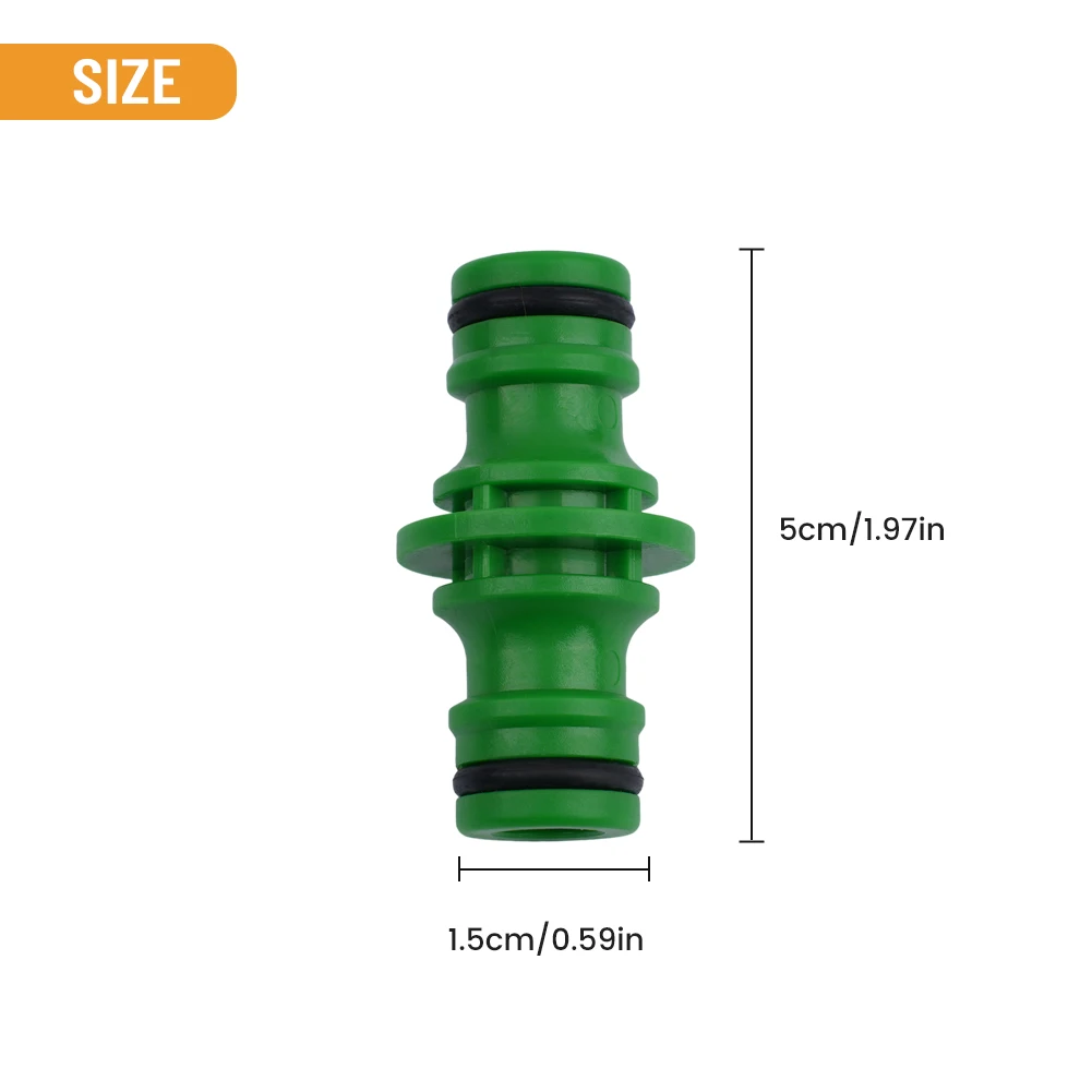 10 Pcs Hose Pipe Connector Double Male Plastic Quick Fix Click On Rubber O Ring For Garden Watering Hose Connecting Adapter
10 Pcs Hose Pipe Connector Double Male Plastic Quick Fix Click On Rubber O Ring For Garden Watering Hose Connecting Adapter