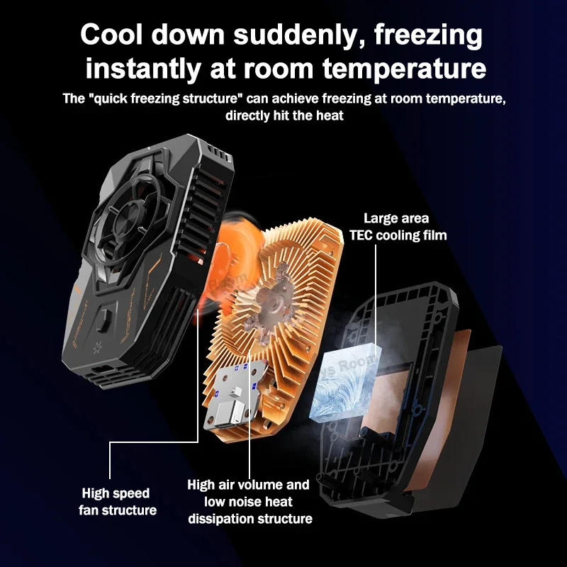 C20 Mobile Phone Freeze Cooler Semiconductor Back-clip Cooling Fan Radiator for IOS Android 3 Gear Adjustable Gaming Accessories
C20 Mobile Phone Freeze Cooler Semiconductor Back-clip Cooling Fan Radiator for IOS Android 3 Gear Adjustable Gaming Accessories
