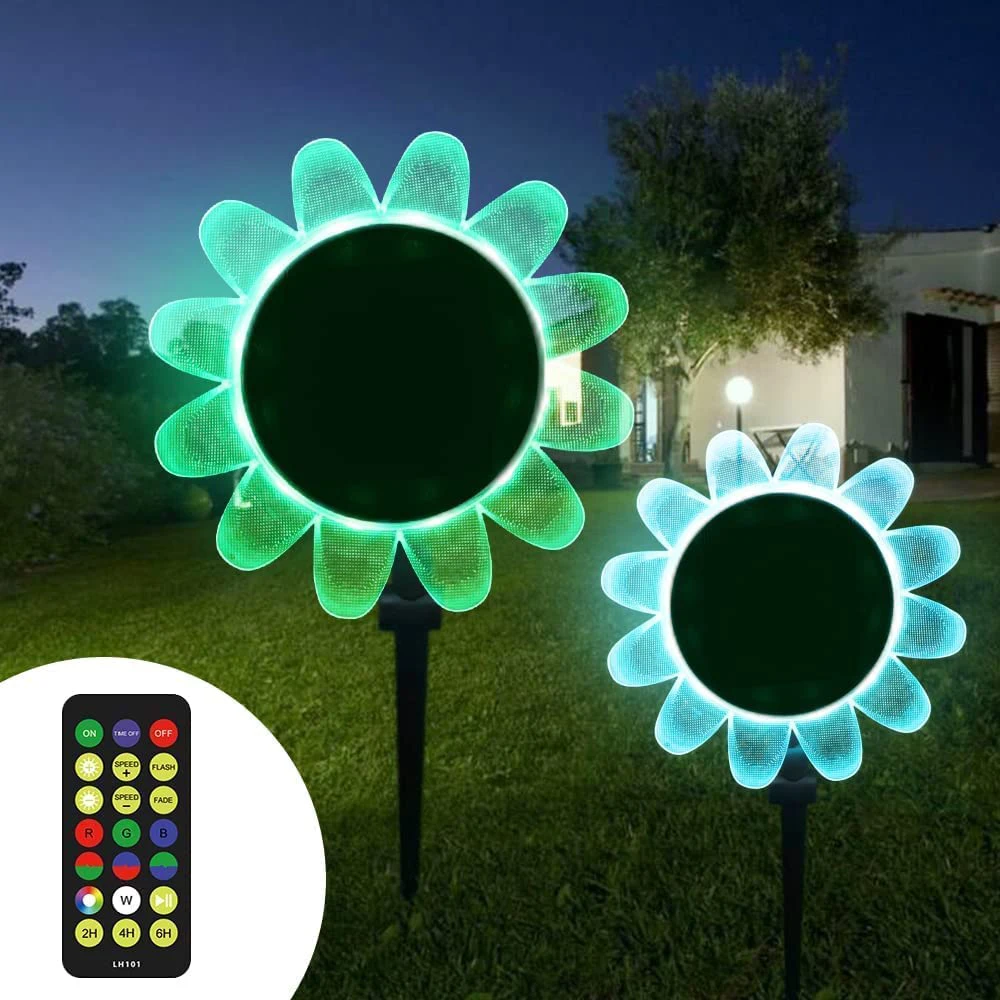 12 Led Solar Lamp Rgb Underwater Night Light Outdoor Garden Lawn Light Sunflower Petal Party Decoration with Remote Controll
12 Led Solar Lamp Rgb Underwater Night Light Outdoor Garden Lawn Light Sunflower Petal Party Decoration with Remote Controll