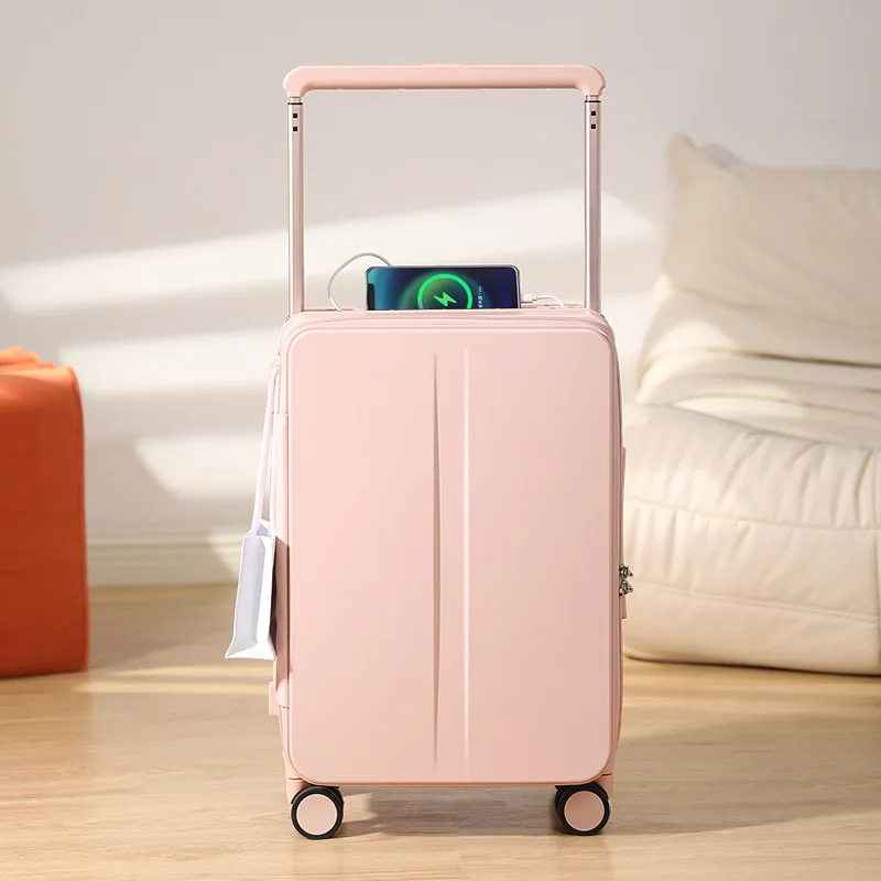 Rolling Luggage Female Pink Travel Suitcase for Girl Free Shipping 20 Inch Carry on Luggage with Wheels 2024 Newest Boarding Box
Rolling Luggage Female Pink Travel Suitcase for Girl Free Shipping 20 Inch Carry on Luggage with Wheels 2024 Newest Boarding Box