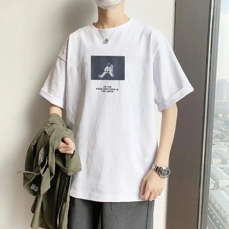 Men's Clothing Fashion Casual Pullovers Oversized Plus Size Printing Short Sleeve Spring Summer T-Shirts Round Neck Handsome
Men's Clothing Fashion Casual Pullovers Oversized Plus Size Printing Short Sleeve Spring Summer T-Shirts Round Neck Handsome