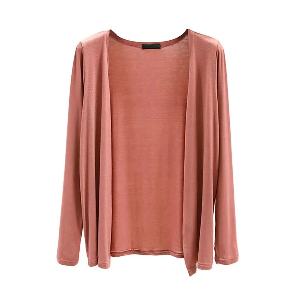Women Thin Coat Soft Breathable Women's Long Sleeve Open Front Cardigan Coat Stylish Casual Outerwear for Females Women
Women Thin Coat Soft Breathable Women's Long Sleeve Open Front Cardigan Coat Stylish Casual Outerwear for Females Women