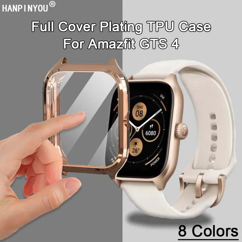Full Cover Soft Silicone TPU Plating Watch Case For Amazfit GTS 4 GTS4 SmartWatch Protective Screen Film Protector Glossy Shell
Full Cover Soft Silicone TPU Plating Watch Case For Amazfit GTS 4 GTS4 SmartWatch Protective Screen Film Protector Glossy Shell