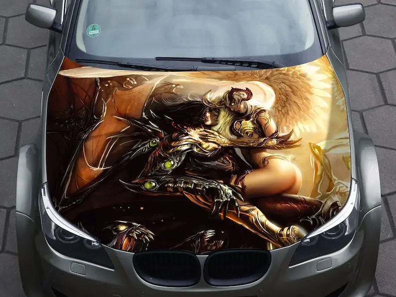 Car hood wrap decal, vinyl, sticker, graphic, angel, demon, truck decal, truck graphic, bonnet wrap decal, skull, f150,
Car hood wrap decal, vinyl, sticker, graphic, angel, demon, truck decal, truck graphic, bonnet wrap decal, skull, f150,