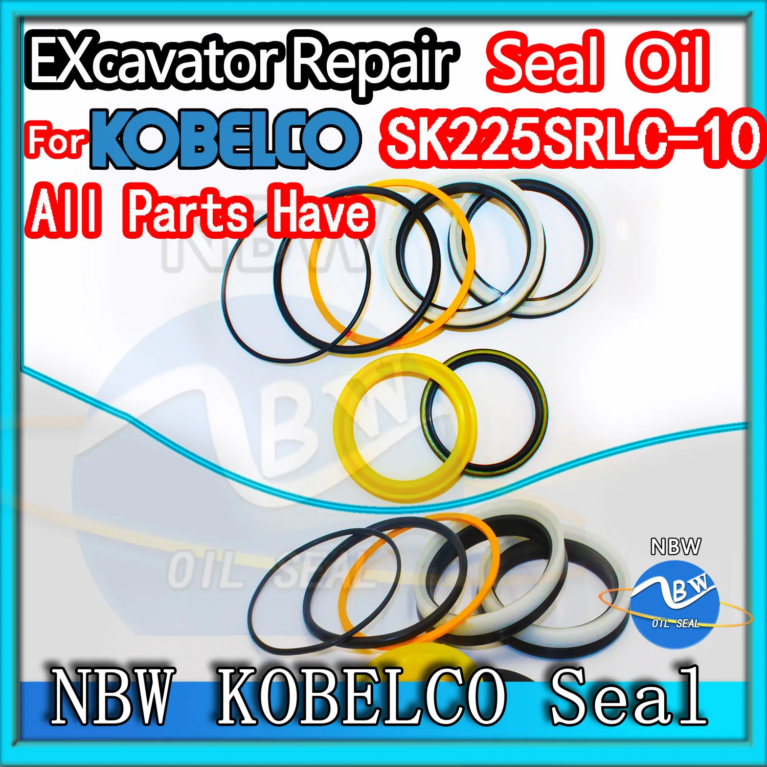 For KOBELCO SK225SRLC-10 Excavator Oil Seal Kit High Quality Repair SK225SRLC 10 Gear Center Joint Gasket Nitrile NBR Nok Washer
For KOBELCO SK225SRLC-10 Excavator Oil Seal Kit High Quality Repair SK225SRLC 10 Gear Center Joint Gasket Nitrile NBR Nok Washer