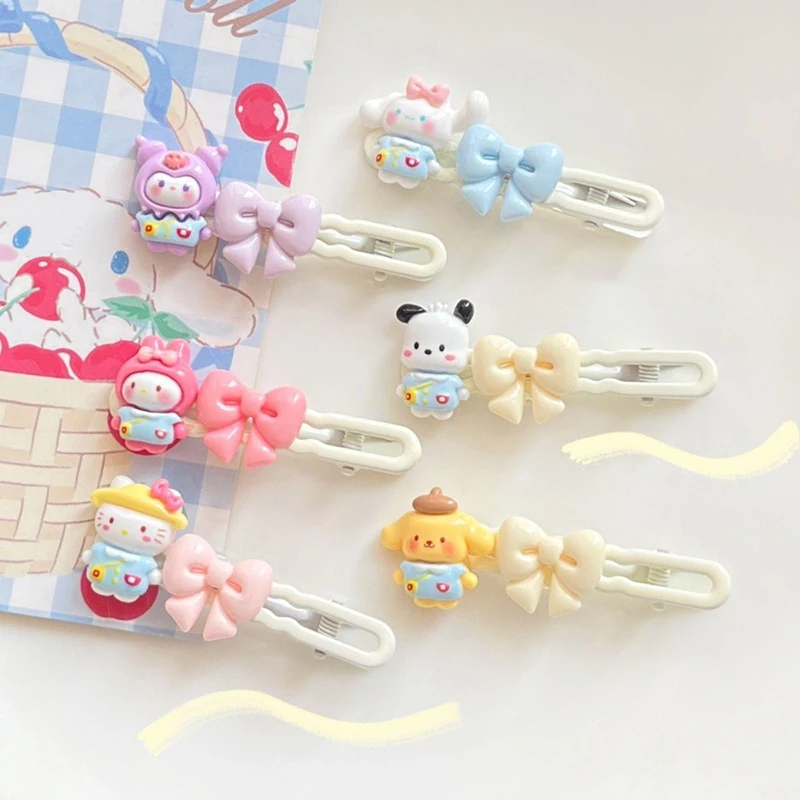Sanrio Kawaii Anime Hello Kitty Resin Hair Clip Girly Heart Cute Cinnamoroll Kuromi Cartoon Hair Accessories Gift for Girls
Sanrio Kawaii Anime Hello Kitty Resin Hair Clip Girly Heart Cute Cinnamoroll Kuromi Cartoon Hair Accessories Gift for Girls