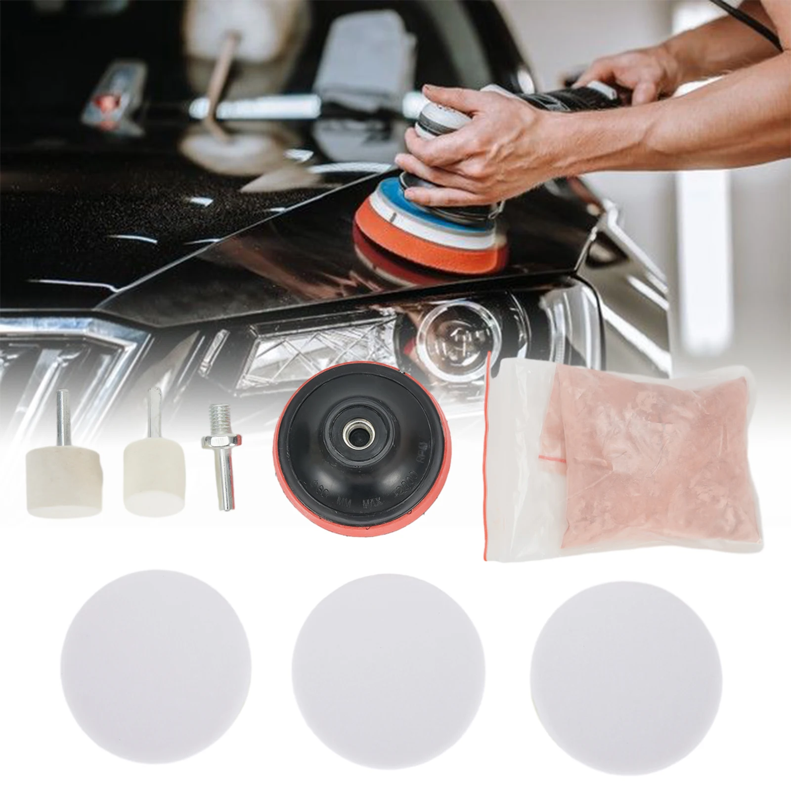 Felt Pad Glass Polishing Kit Convenient Felt Polishing Wheel M10 To 8 Drill Adapter Wheel Pad Plate High Quality
Felt Pad Glass Polishing Kit Convenient Felt Polishing Wheel M10 To 8 Drill Adapter Wheel Pad Plate High Quality