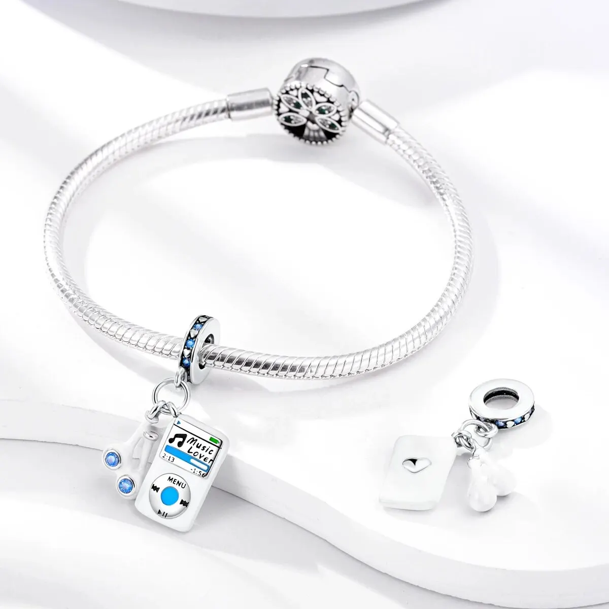 MULA 1PC Silver Plated Charms Firefly Butterfly Flower Fit Original Beads DIY Fashion Jewelry MULA 1PC Silver Plated Charms Firefly Butterfly Flower Fit Original Beads DIY Fashion Jewelry