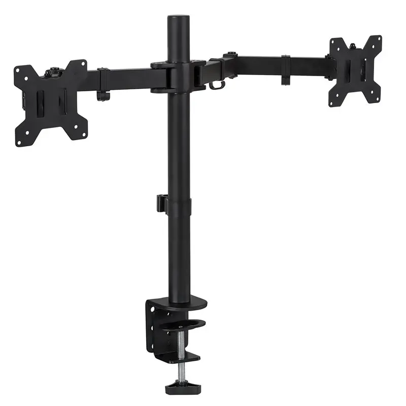 2023 new Dual Monitor Mount Adjustable Arms | Fits 17 to 27 inch Screens | C-Clamp and Grommet Base tv stand
2023 new Dual Monitor Mount Adjustable Arms | Fits 17 to 27 inch Screens | C-Clamp and Grommet Base tv stand