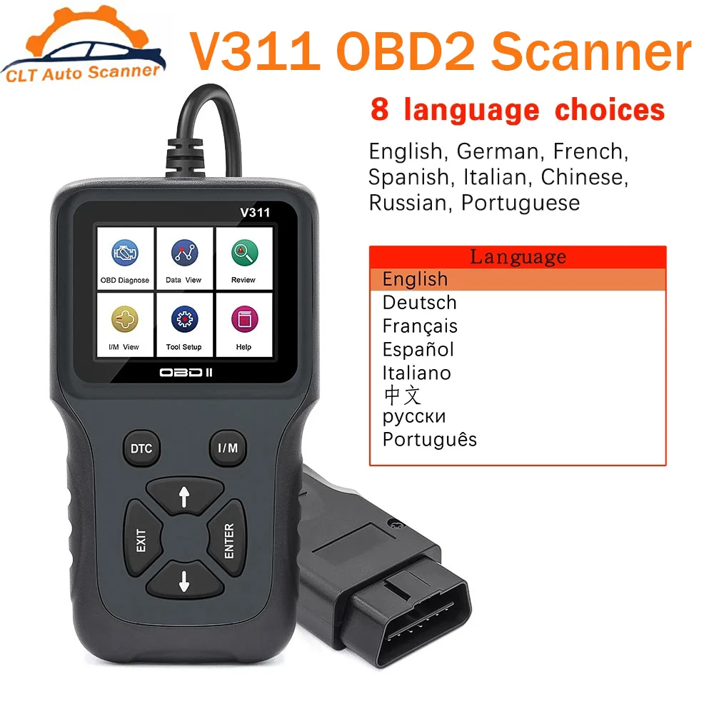 V311 OBD2 Scanner Code Reader OBDII / EOBD Read/Clear Fault Automotive Scanner V311 Diagnostic Tool Auto System OBD2 PK ELM327
V311 OBD2 Scanner Code Reader OBDII / EOBD Read/Clear Fault Automotive Scanner V311 Diagnostic Tool Auto System OBD2 PK ELM327