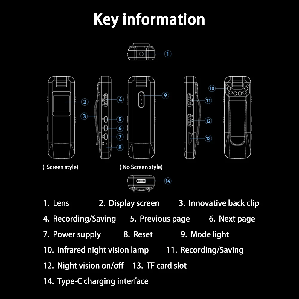 Full HD 1080P Sports DV Night Vision 500mAh Motion Detection Body Camera LCD Screen Mini Camcorder Police Cam Bike Camera 10 Mallzona Full HD 1080P Sports DV Night Vision 500mAh Motion Detection Body Camera LCD Screen Mini Camcorder Police Cam Bike Camera Mallzona