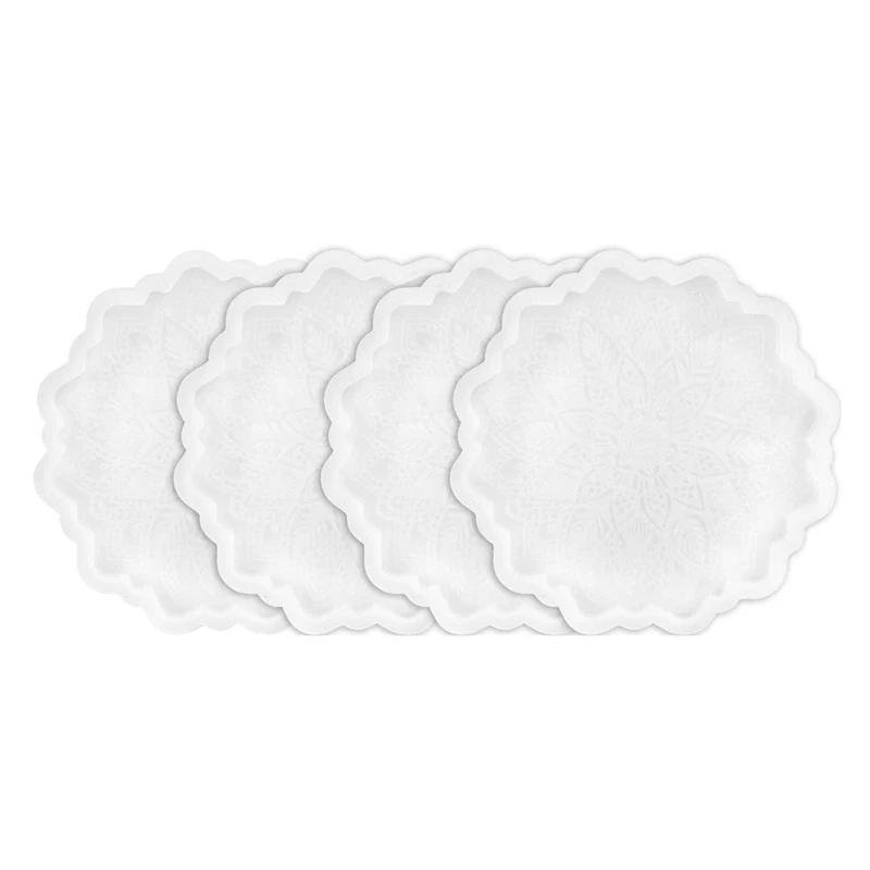 Flower Coaster Molds For Resin Casting,4PCS Silicone Epoxy Coaster Mold For Making Faux Agate Coasters DIY Craft
Flower Coaster Molds For Resin Casting,4PCS Silicone Epoxy Coaster Mold For Making Faux Agate Coasters DIY Craft