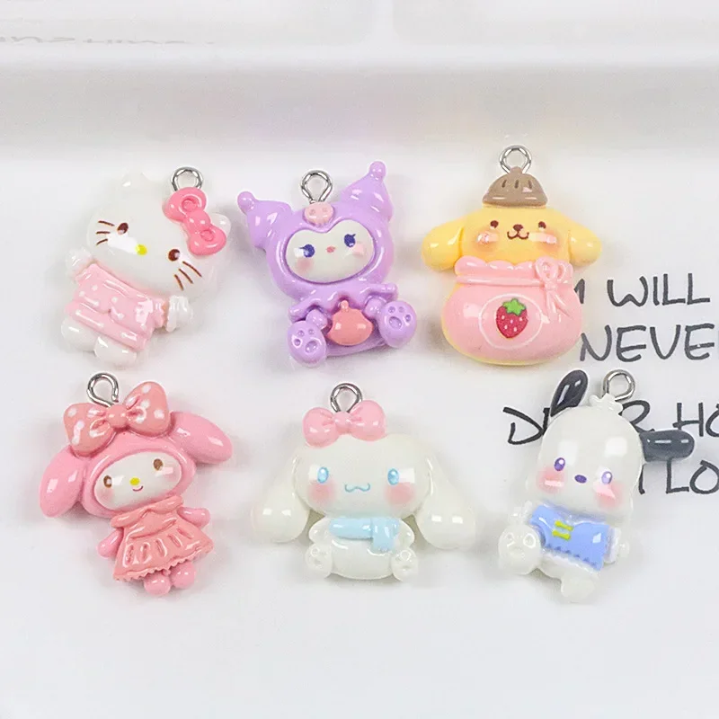 10PCS Resin Cartoon Image Bright Face Kuromis Melodys Zipper Buckle Pendant DIY Jewelry Accessories Key Chain Handmade Materials
10PCS Resin Cartoon Image Bright Face Kuromis Melodys Zipper Buckle Pendant DIY Jewelry Accessories Key Chain Handmade Materials