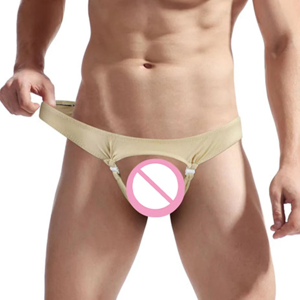 Sexy Men Thong Front Open Hole Briefs Open Crotch Bikini Hight Cut Low Waist Underwear Elasticity Solid Panties Erotic Lingerie
Sexy Men Thong Front Open Hole Briefs Open Crotch Bikini Hight Cut Low Waist Underwear Elasticity Solid Panties Erotic Lingerie