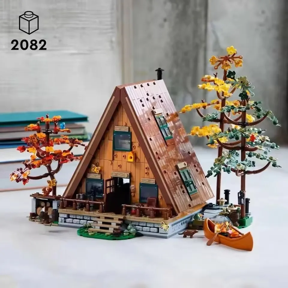 Ideas Expert MOC A Frame Cabin House Bricks Toy Ideas Expert MOC A Frame Cabin House Bricks Toy