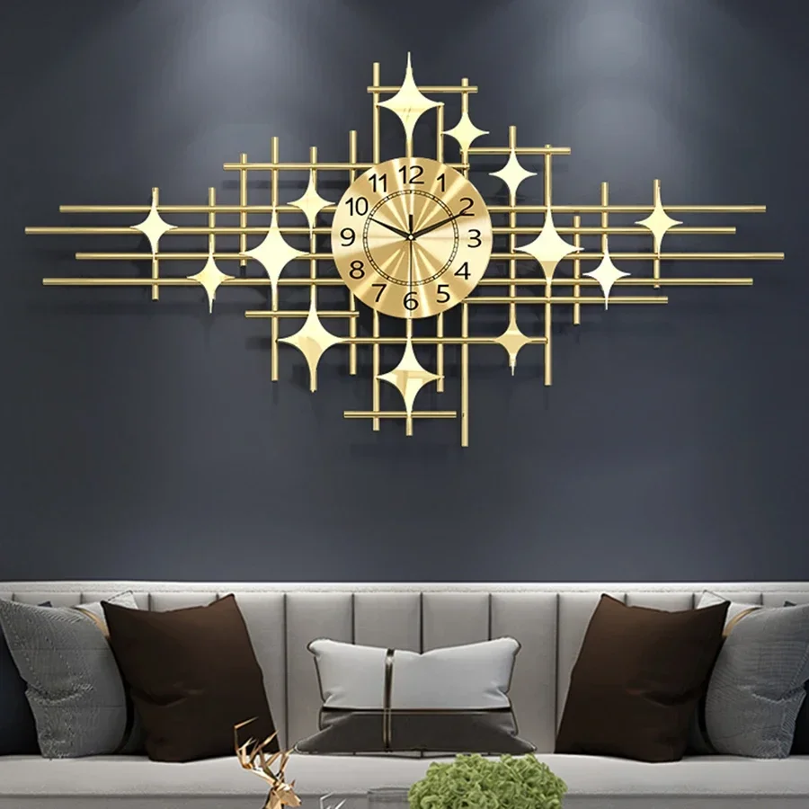 Nordic Luxury Large Creative Wall Clock Modern Design Rose Gold Metal Silent Wall Clock Numbers Wandklok Wall Decoration AH50WC
Nordic Luxury Large Creative Wall Clock Modern Design Rose Gold Metal Silent Wall Clock Numbers Wandklok Wall Decoration AH50WC