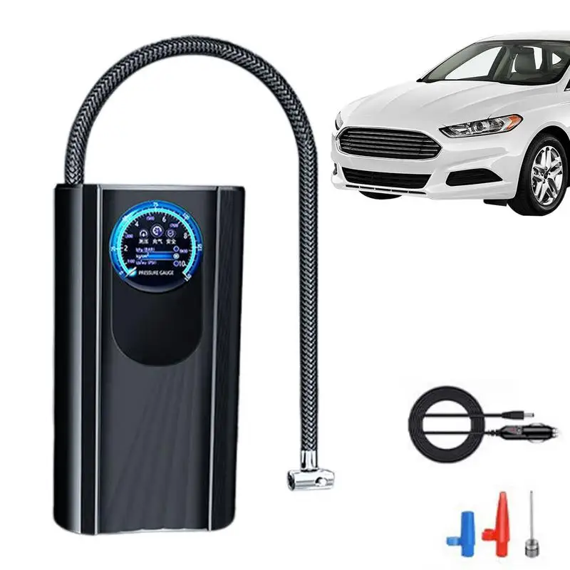 Portable Air Compressor Tire Inflator 12v Dc Rechargeable Air Pump Tire Inflator Pump Cordless Air Pump With LED For All Vehicle
Portable Air Compressor Tire Inflator 12v Dc Rechargeable Air Pump Tire Inflator Pump Cordless Air Pump With LED For All Vehicle